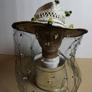 USED Complete Adult Costume Honey Bee Keeper - Perfect for Halloween! All-In-One